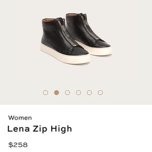 Frye zip up sneakers